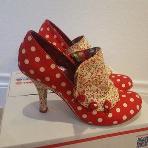 Irregular choice mutiny flick flack heel